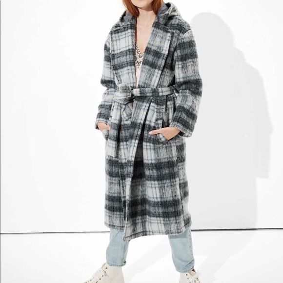 NWT AE Tie-Waist Coat - Picture 1 of 6